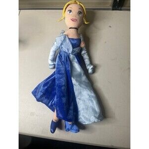 Disney Store Princess Cinderella soft plush doll toy 22"